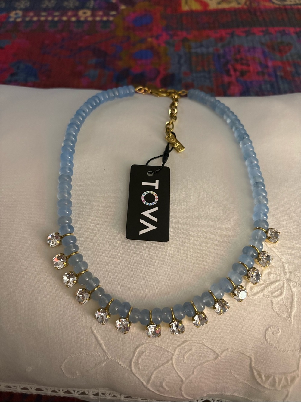 TOVA Bonnie Beaded Pendant Necklace In Fairy Dust Nimblu NWT